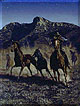 Good Horses - Bad Men is a just released print by L.D. Edgar of the Western Heritage Studio in Cody Wyoming