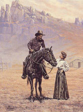 Western artwork from L.D. Edgar, Cody Wyoming, including prints, bronzes, greeting cards and more